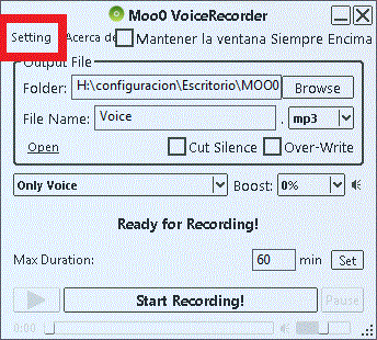 moo0 voice recorder