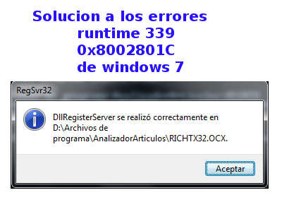 regsvr32 windows 7 command